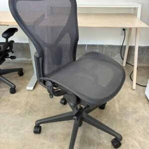 Used armless Herman Miller Aeron chair with PostureFit support